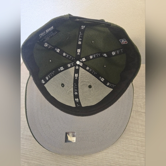 Miami Heat New Era Olive 9FIFTY Snapback Hat Mens Cap NBA Basketball - Picture 3 of 5